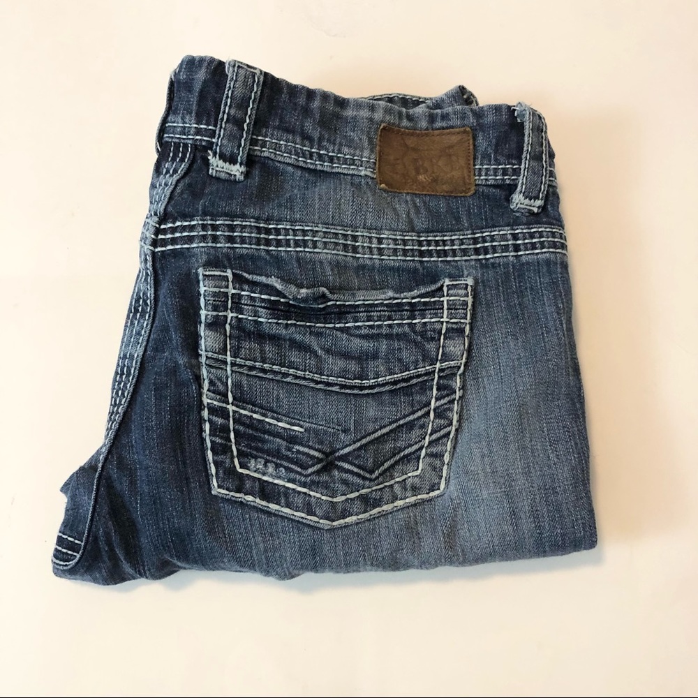 BKE Payton Bootcut light distressed size 31